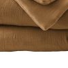 Edredon 180x240 cm Gaze de Coton Camel