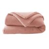 Edredon 180x240 cm Gaze de Coton Rose