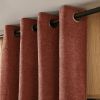 Rideau occultant polaire 140x180 cm Polyester Terracotta