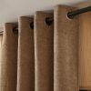 Rideau occultant polaire 140x180 cm Polyester Camel