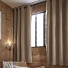 Rideau occultant polaire 140x180 cm Polyester Lin
