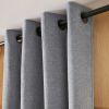 Rideau occultant polaire 140x240 cm Polyester Titane