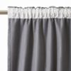 Rideau galon fronceur + polaire 140x260 cm Polyester Titane
