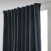 Rideau galon fronceur + polaire 140x260 cm Polyester Minuit