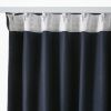 Rideau galon fronceur + polaire 140x260 cm Polyester Minuit