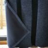 Rideau galon fronceur + polaire 140x260 cm Polyester Minuit