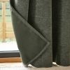 Rideau galon fronceur + polaire 140x260 cm Polyester Romarin