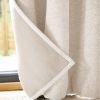 Rideau galon fronceur + polaire 140x260 cm Polyester Pampa