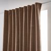 Rideau galon fronceur + polaire 140x260 cm Polyester Camel