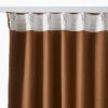Rideau galon fronceur + polaire 140x260 cm Polyester Camel