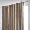 Rideau galon fronceur + polaire 140x260 cm Polyester Lin