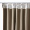 Rideau galon fronceur + polaire 140x260 cm Polyester Lin