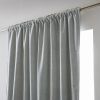 Rideau galon fronceur + polaire 140x260 cm Polyester Eucalyptus