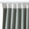 Rideau galon fronceur + polaire 140x260 cm Polyester Eucalyptus