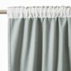 Rideau galon fronceur + polaire 140x260 cm Polyester Eucalyptus