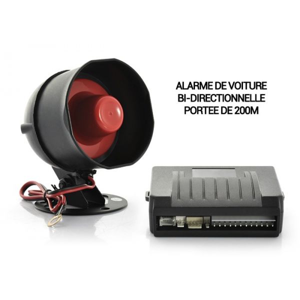 Alarme bi-directionnelle pour voiture portée 200m