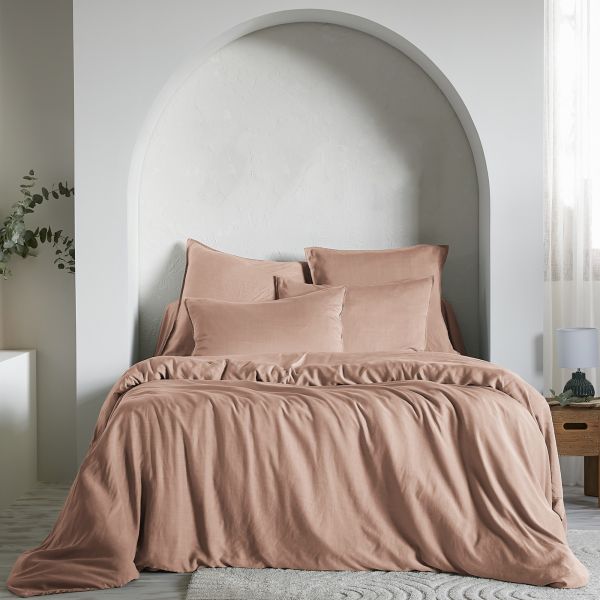 Housse de couette 220x240 cm Lyocell Blush