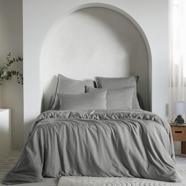 Housse de couette 240x260 cm Lyocell Granit
