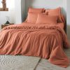 Housse de couette 240x260 cm Lyocell Terracotta