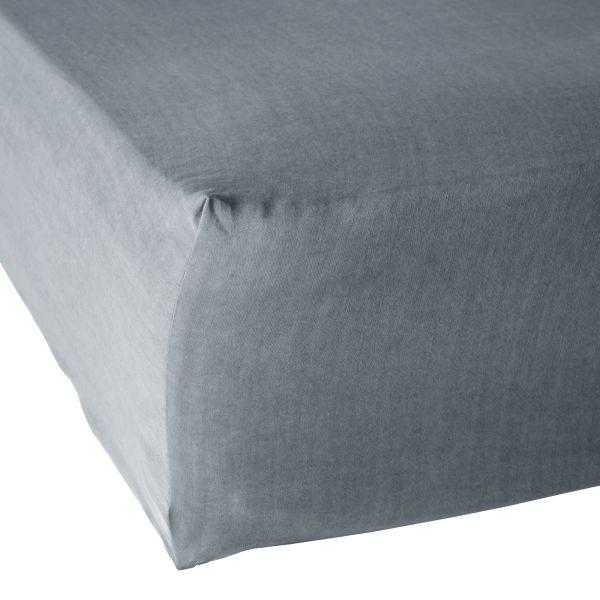 Drap housse 180x200 cm Lyocell Stone
