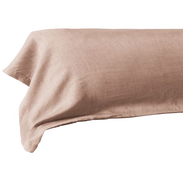 Taie de traversin 43x185 cm Lyocell Blush