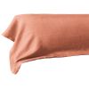 Taie de traversin 43x185 cm Lyocell Terracotta