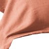 Taie de traversin 43x185 cm Lyocell Terracotta