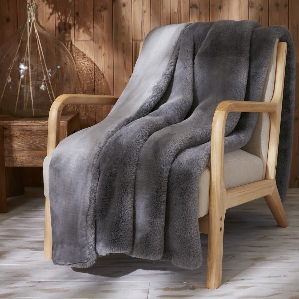 Plaid 140x200 cm Polyester Loup