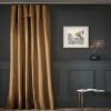 Rideau ajustable 140x270 cm Coton Camel