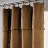 Rideau ajustable 140x270 cm Coton Camel