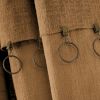 Rideau ajustable 140x270 cm Coton Camel