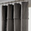 Rideau ajustable 140x270 cm Coton Ardoise