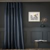 Rideau ajustable 140x270 cm Coton Minuit