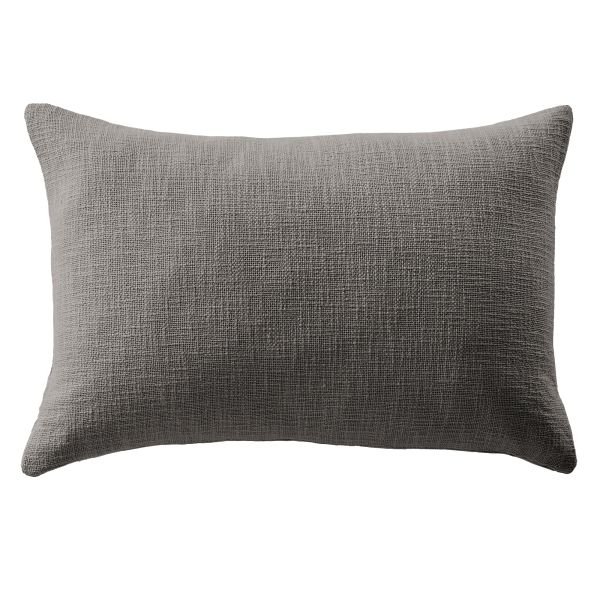 Coussin 40x60 cm Coton Ardoise