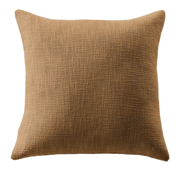 Coussin 60x60 cm Coton Camel