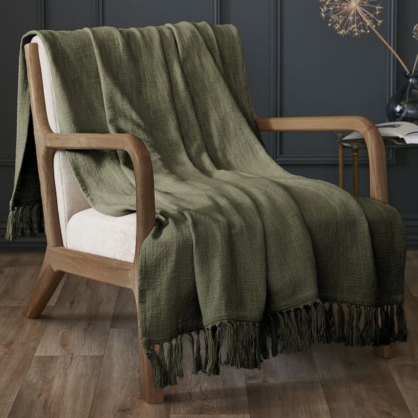 Plaid 180x220 cm Coton Thym