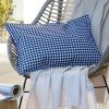 Housse de coussin extérieur 40x60 cm Polyester Vickie Minuit