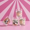 Coffret cadeau 4 bougies parfumées Kawaii