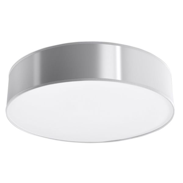 Plafonnier PVC Gris E27 3 Arena