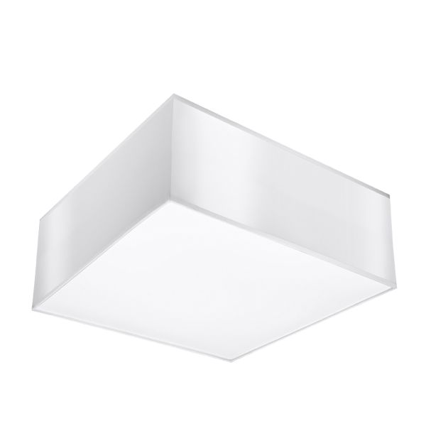 Plafonnier PVC Blanc E27 1 Horus