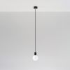 Suspension Tissu Noir E27 1 Edison