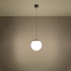Suspension Acier Blanc/Chromé E27 1 Ugo 20