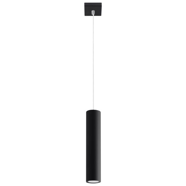 Suspension Acier Noir GU10 1 Lagos