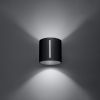 Applique Aluminium Noir G9 1 Inez