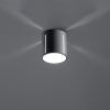 Plafonnier Aluminium Gris G9 1 Inez