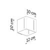 Applique Aluminium Blanc G9 1 Pixar