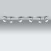 Plafonnier Acier Blanc GU10 6 Oculare