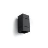 Applique Aluminium Noir G9 1 Blocco