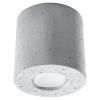 Plafonnier Béton Gris GU10 1 Orbis