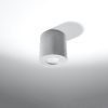 Plafonnier Béton Gris GU10 1 Orbis